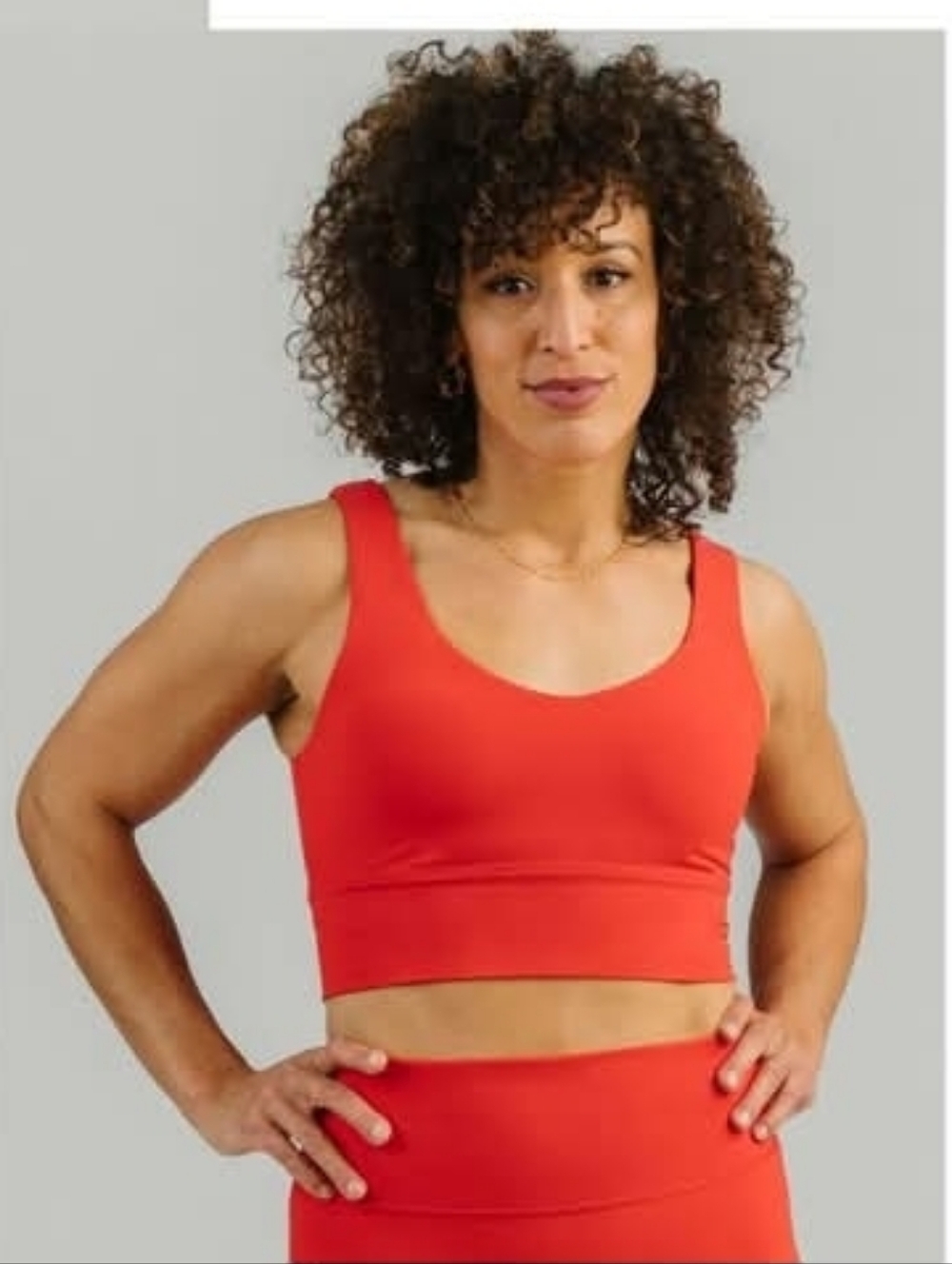 EUC Zyia Red Confluence Bra